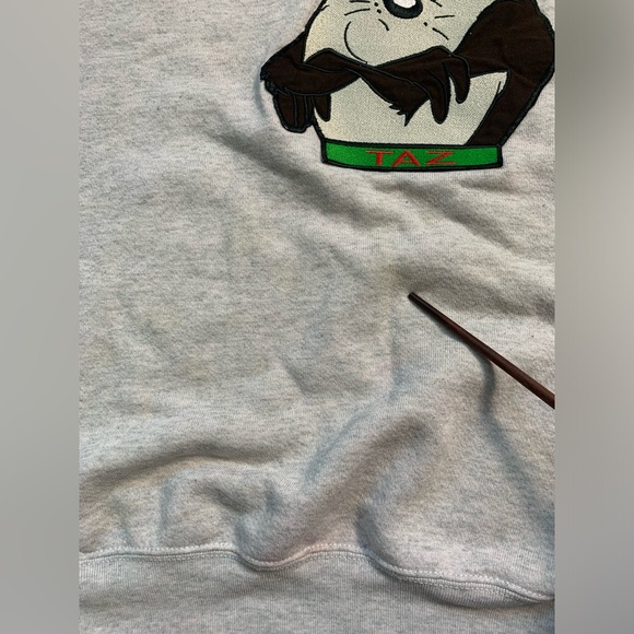 Vintage Looney Tunes Taz Sweatshirt Size M-L - Picture 7 of 11